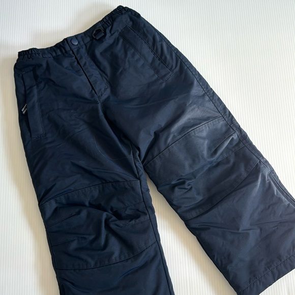 Lands’ End navy blue snow pants with gray lining.  Size 6 - Picture 1 of 14